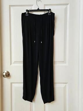 Eileen Fisher 100% Silk Jogger Pants Size PP (2-4 Petite)